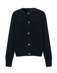 Women's Black Button Up Knitted Cardigan