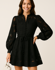 Elegant White Floral Embroidered Lace Mini Dress for Women - Summer Cocktail Dress 1