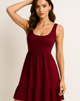 Isla - Women's Sleeveless Tiered Mini Dress for Effortless Summer Style 2