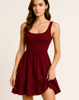 Isla - Women's Sleeveless Tiered Mini Dress for Effortless Summer Style 7