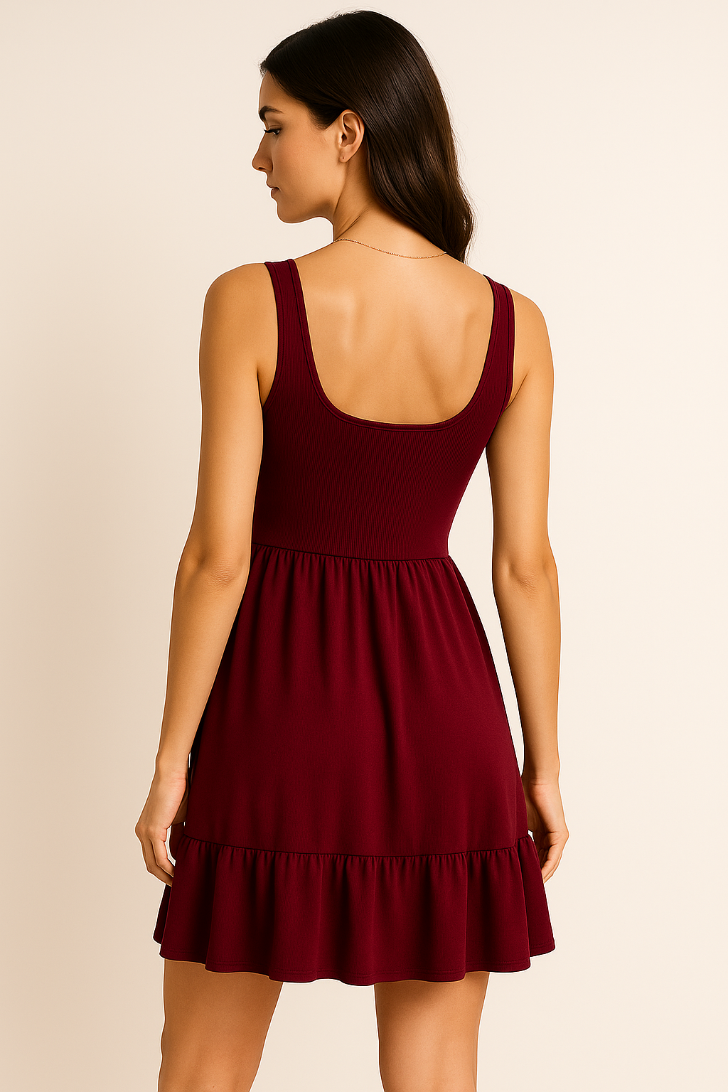 Isla - Women&#39;s Sleeveless Tiered Mini Dress for Effortless Summer Style 8