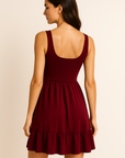 Isla - Women's Sleeveless Tiered Mini Dress for Effortless Summer Style 8